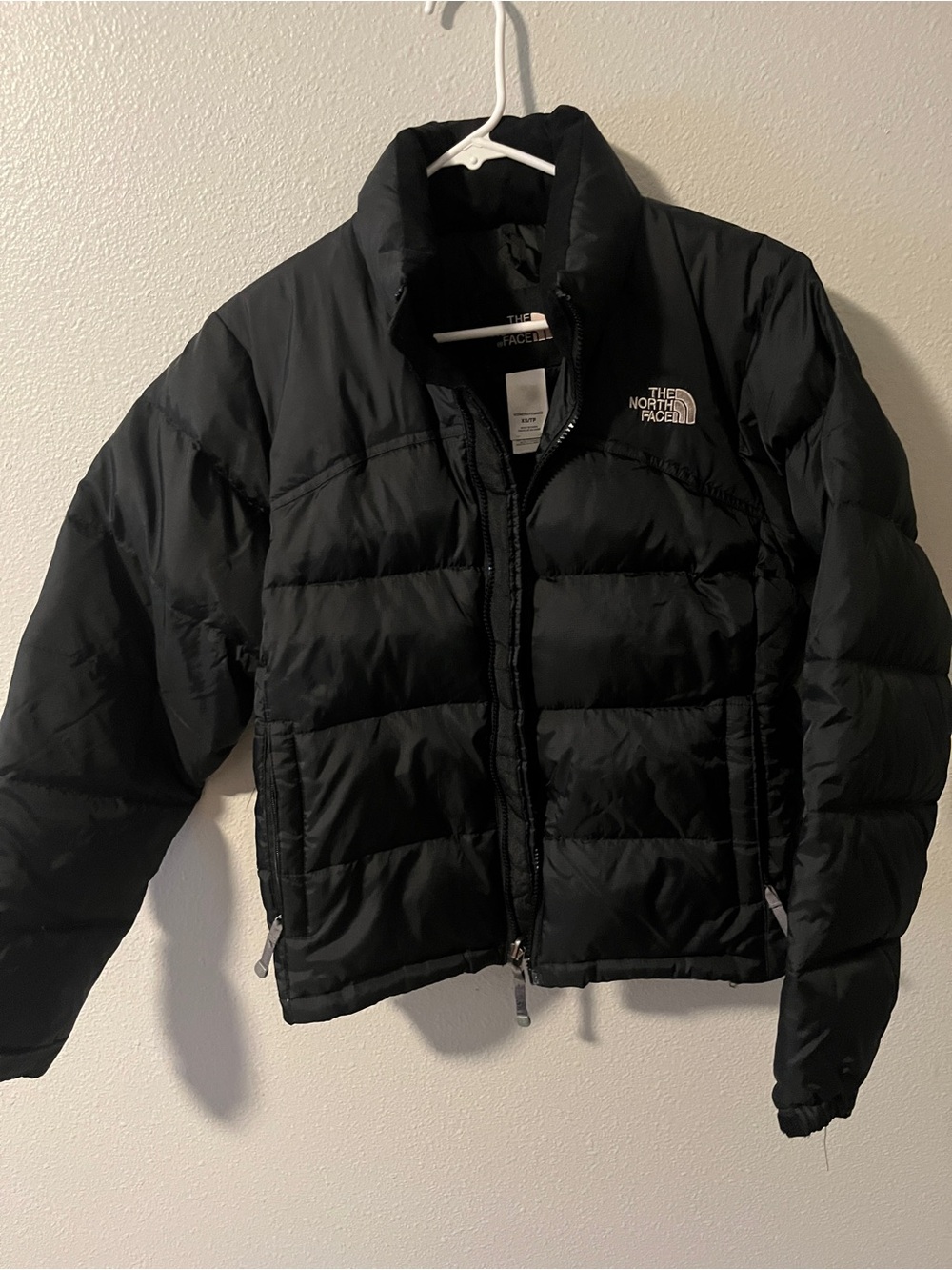 The North Face Women's Black Down 700 Puffer Jacket Nuptse Xsmal